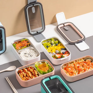 Stainless Steel Bento Box with leakproof design