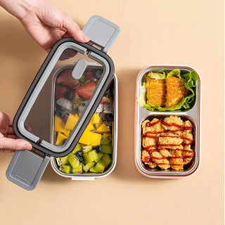 Stainless Steel Bento Box with leakproof design