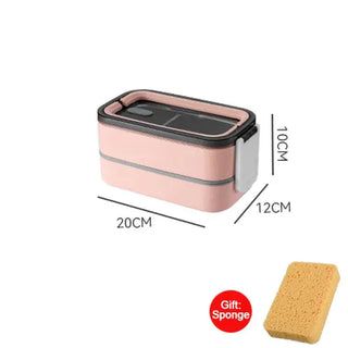 Stainless Steel Bento Box with leakproof design